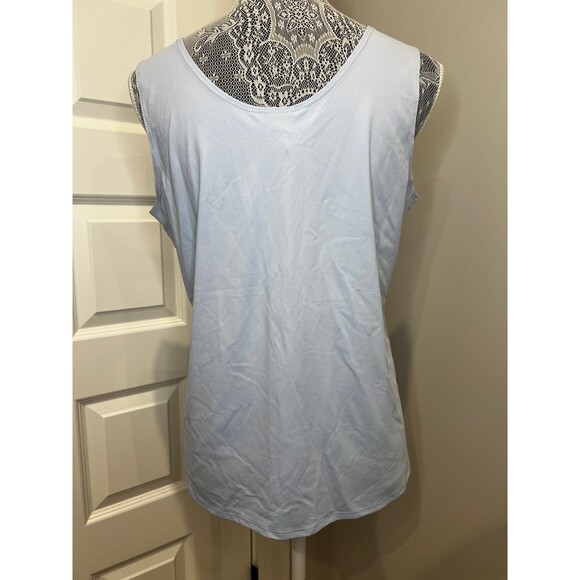 NWT Chico’s CamNWT Chico’s Camisole Contemporary Tank Basic Knit Calm Blue sz 2 - Picture 3 of 5